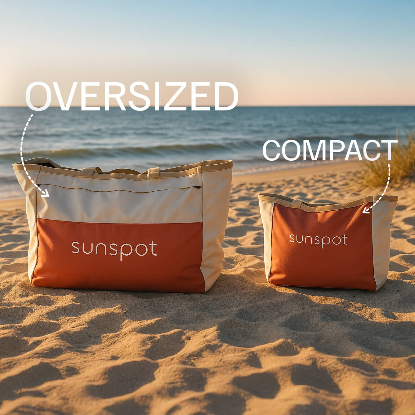 Premium Beach Tote with Pull-out Blanket